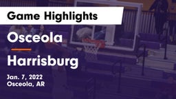 Osceola  vs Harrisburg  Game Highlights - Jan. 7, 2022