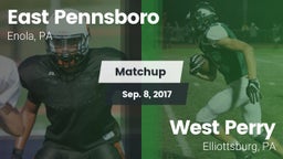 Matchup: East Pennsboro High vs. West Perry  2017