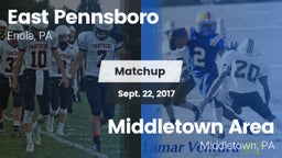 Matchup: East Pennsboro High vs. Middletown Area  2017