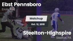 Matchup: East Pennsboro High vs. Steelton-Highspire  2018