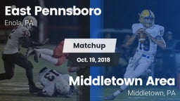 Matchup: East Pennsboro High vs. Middletown Area  2018