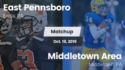 Matchup: East Pennsboro High vs. Middletown Area  2019