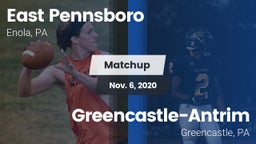Matchup: East Pennsboro High vs. Greencastle-Antrim  2020