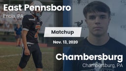 Matchup: East Pennsboro High vs. Chambersburg  2020