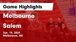 Melbourne  vs Salem  Game Highlights - Jan. 19, 2024