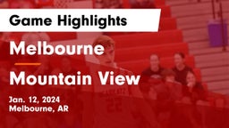 Melbourne  vs Mountain View  Game Highlights - Jan. 12, 2024