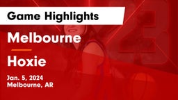 Melbourne  vs Hoxie  Game Highlights - Jan. 5, 2024