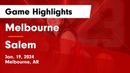 Melbourne  vs Salem  Game Highlights - Jan. 19, 2024