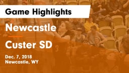 Newcastle  vs Custer SD Game Highlights - Dec. 7, 2018