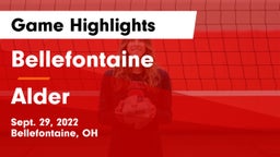 Bellefontaine  vs Alder  Game Highlights - Sept. 29, 2022