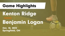 Kenton Ridge  vs Benjamin Logan  Game Highlights - Oct. 18, 2022