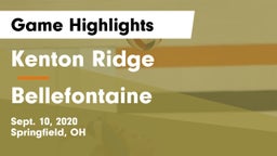 Kenton Ridge  vs Bellefontaine  Game Highlights - Sept. 10, 2020