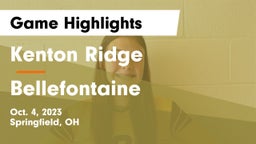 Kenton Ridge  vs Bellefontaine  Game Highlights - Oct. 4, 2023