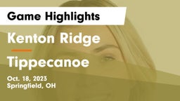 Kenton Ridge  vs Tippecanoe  Game Highlights - Oct. 18, 2023