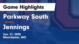 Parkway South  vs Jennings  Game Highlights - Jan. 21, 2020