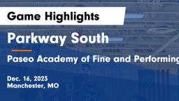 Parkway South  vs Paseo Academy of Fine and Performing Arts Game Highlights - Dec. 16, 2023