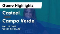 Casteel  vs Campo Verde Game Highlights - Feb. 10, 2020