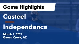 Casteel  vs Independence  Game Highlights - March 2, 2021