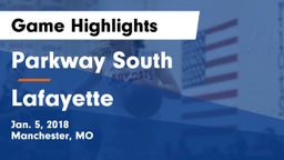 Parkway South  vs Lafayette  Game Highlights - Jan. 5, 2018