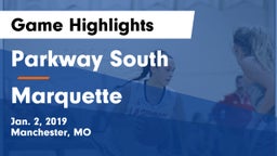 Parkway South  vs Marquette  Game Highlights - Jan. 2, 2019