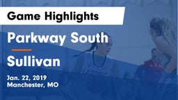 Parkway South  vs Sullivan  Game Highlights - Jan. 22, 2019
