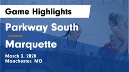 Parkway South  vs Marquette  Game Highlights - March 3, 2020