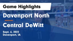 Davenport North  vs Central DeWitt  Game Highlights - Sept. 6, 2022
