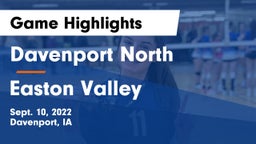 Davenport North  vs Easton Valley  Game Highlights - Sept. 10, 2022