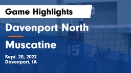 Davenport North  vs Muscatine  Game Highlights - Sept. 20, 2022