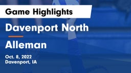Davenport North  vs Alleman  Game Highlights - Oct. 8, 2022
