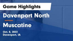 Davenport North  vs Muscatine  Game Highlights - Oct. 8, 2022