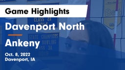 Davenport North  vs Ankeny  Game Highlights - Oct. 8, 2022
