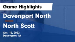 Davenport North  vs North Scott  Game Highlights - Oct. 10, 2022