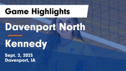 Davenport North  vs Kennedy  Game Highlights - Sept. 2, 2023