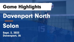 Davenport North  vs Solon  Game Highlights - Sept. 2, 2023