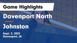 Davenport North  vs Johnston  Game Highlights - Sept. 2, 2023