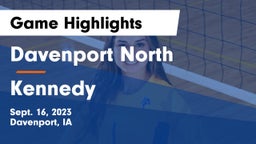 Davenport North  vs Kennedy  Game Highlights - Sept. 16, 2023