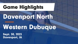 Davenport North  vs Western Dubuque  Game Highlights - Sept. 30, 2023