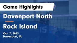 Davenport North  vs Rock Island  Game Highlights - Oct. 7, 2023