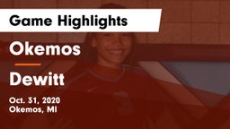 Okemos  vs Dewitt Game Highlights - Oct. 31, 2020