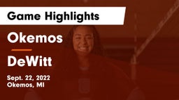 Okemos  vs DeWitt  Game Highlights - Sept. 22, 2022