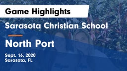 Sarasota Christian School vs North Port  Game Highlights - Sept. 16, 2020