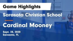 Sarasota Christian School vs Cardinal Mooney  Game Highlights - Sept. 28, 2020