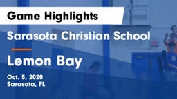 Sarasota Christian School vs Lemon Bay  Game Highlights - Oct. 5, 2020