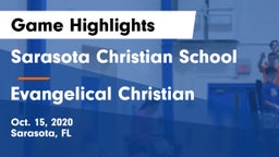 Sarasota Christian School vs Evangelical Christian  Game Highlights - Oct. 15, 2020