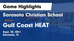 Sarasota Christian School vs Gulf Coast HEAT Game Highlights - Sept. 20, 2021