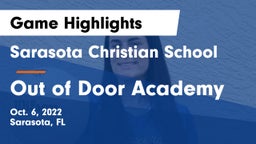 Sarasota Christian School vs Out of Door Academy Game Highlights - Oct. 6, 2022