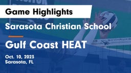 Sarasota Christian School vs Gulf Coast HEAT Game Highlights - Oct. 10, 2023