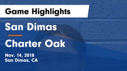 San Dimas  vs Charter Oak Game Highlights - Nov. 14, 2018