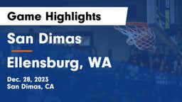 San Dimas  vs Ellensburg, WA Game Highlights - Dec. 28, 2023
